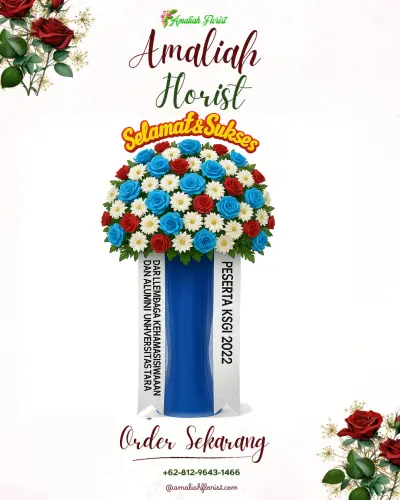 Standing Flower di Kantor Wali Kota Palangkaraya